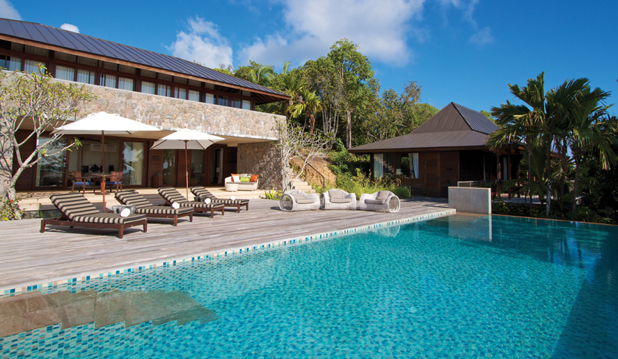 Four Seasons Resort Seychelles, отель, вилла, Three-Bedroom Residence Villa,